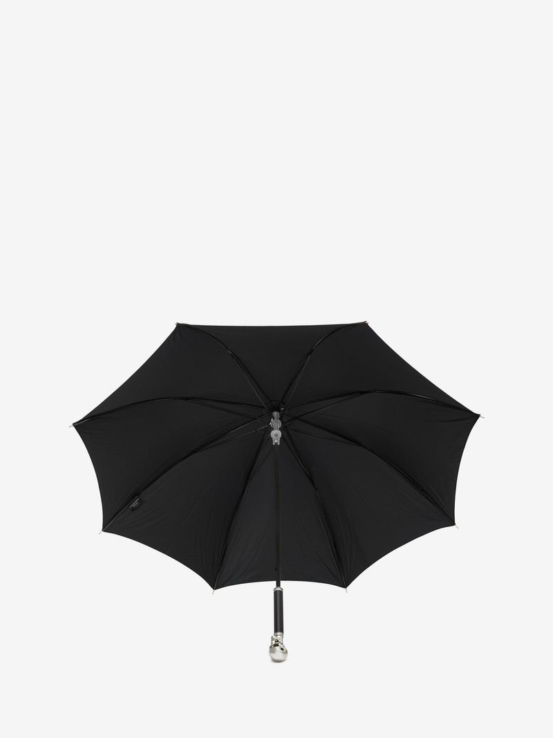 Skull Long Umbrella in Black 3