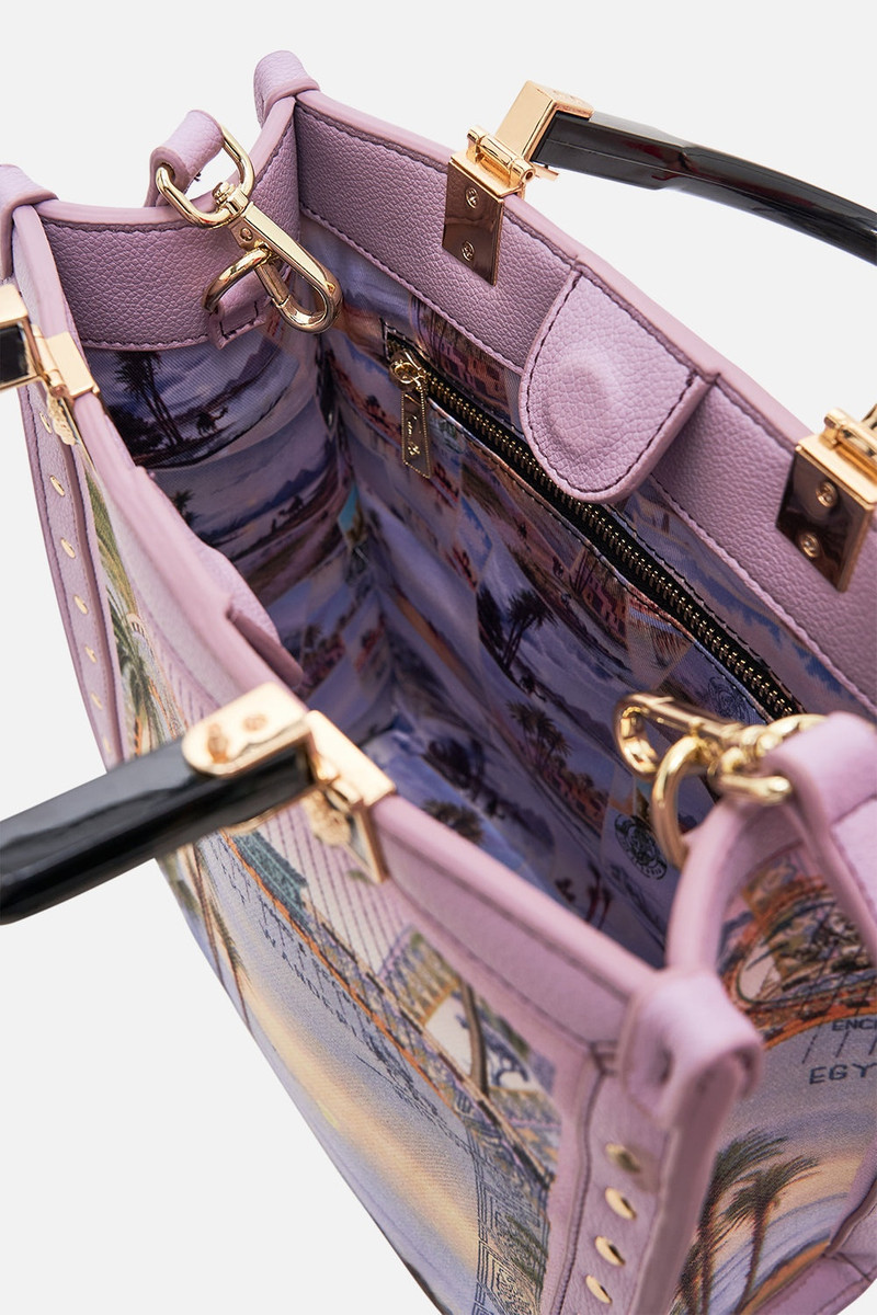 NORTH SOUTH TOTE WITH SMOOTH HANDLE 6