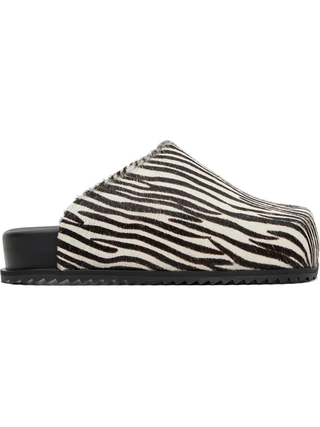 SSENSE Exclusive White & Brown Truck Slide Slip-on Loafers - 1