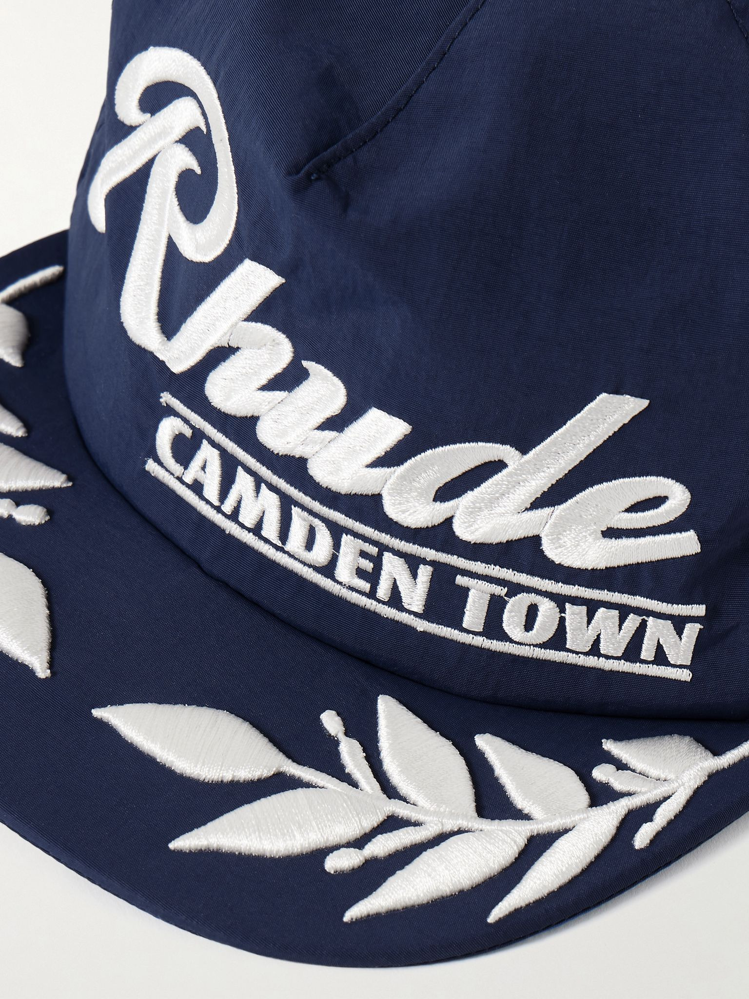 Camden Town Logo-Embroidered Nylon Baseball Cap Navy - 3