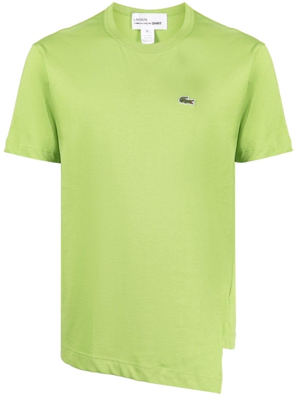 x Lacoste asymmetric T-shirt - 1