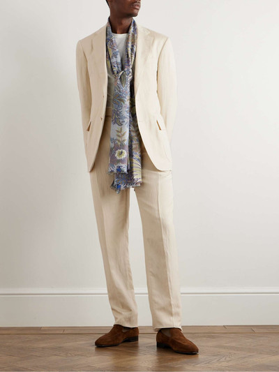 Ralph Lauren Kent Slim-Fit Silk and Linen-Blend Blazer outlook