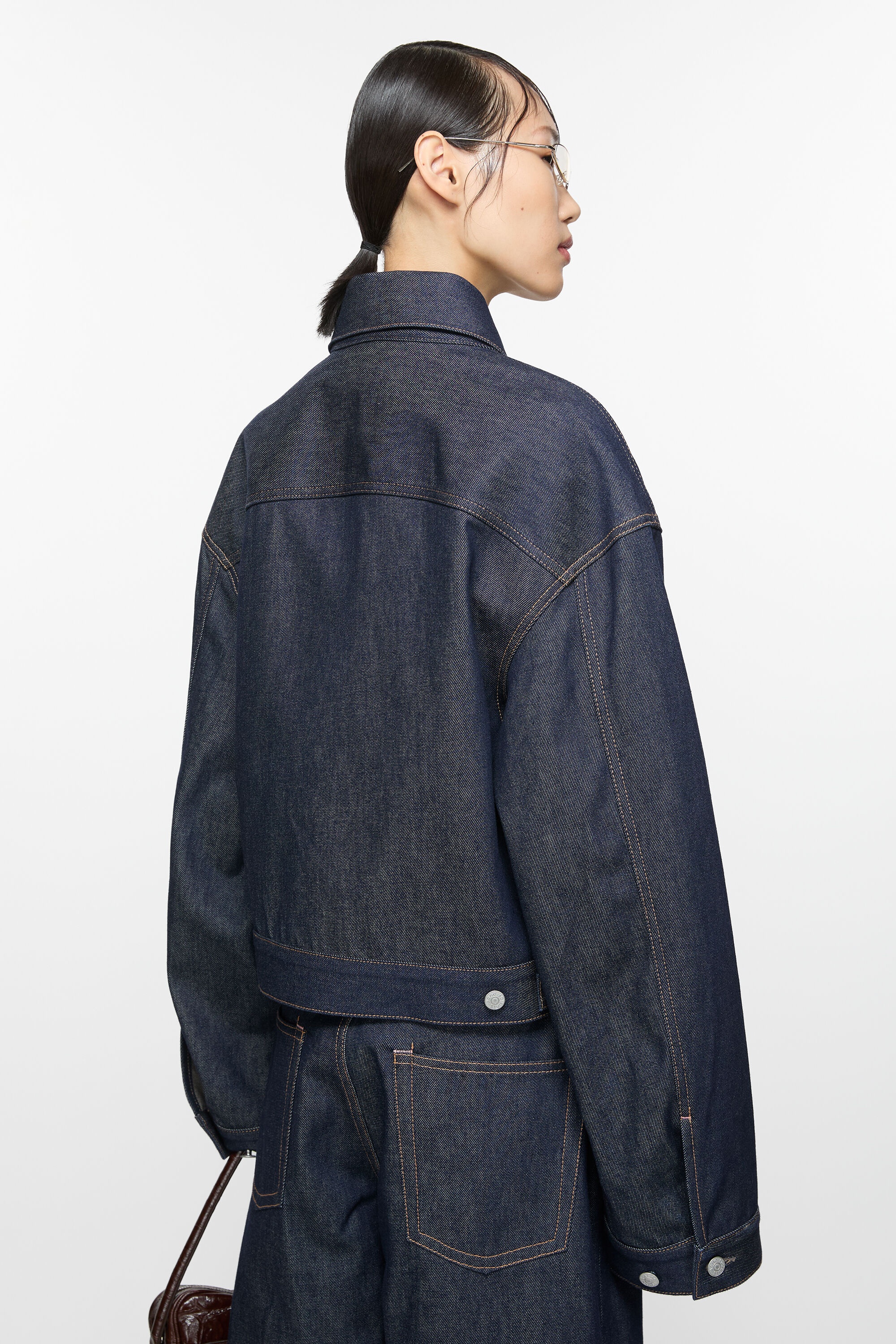 Denim jacket - Boxy fit - Indigo blue - 4