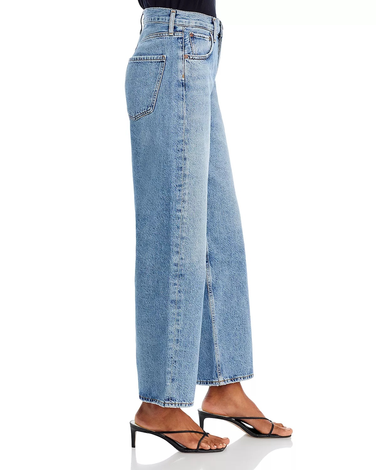 Ren High Rise Wide Leg Jeans in Disclosure - 4