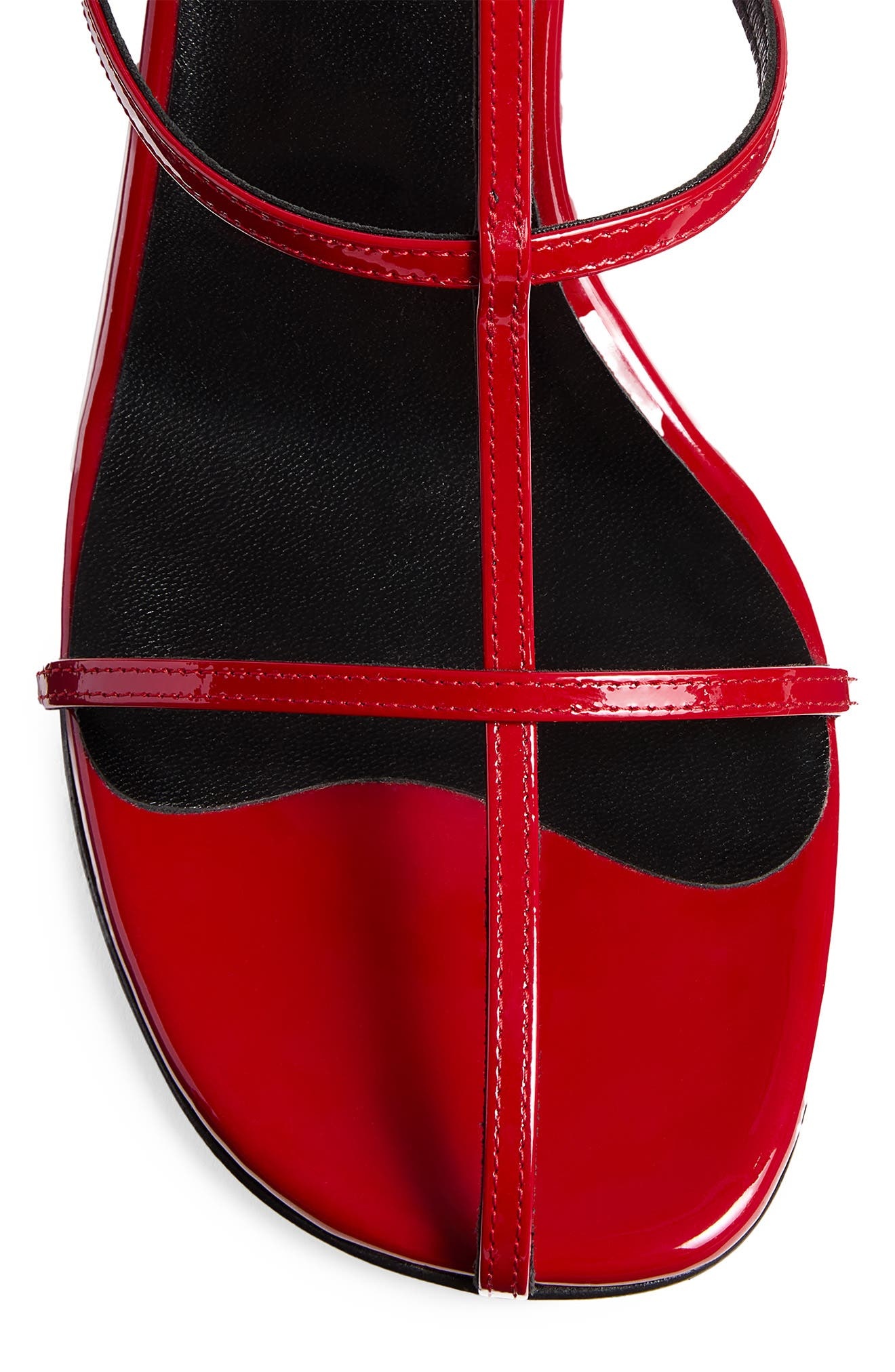 Khaite Cage Sandal in Fire Red at Nordstrom - 5