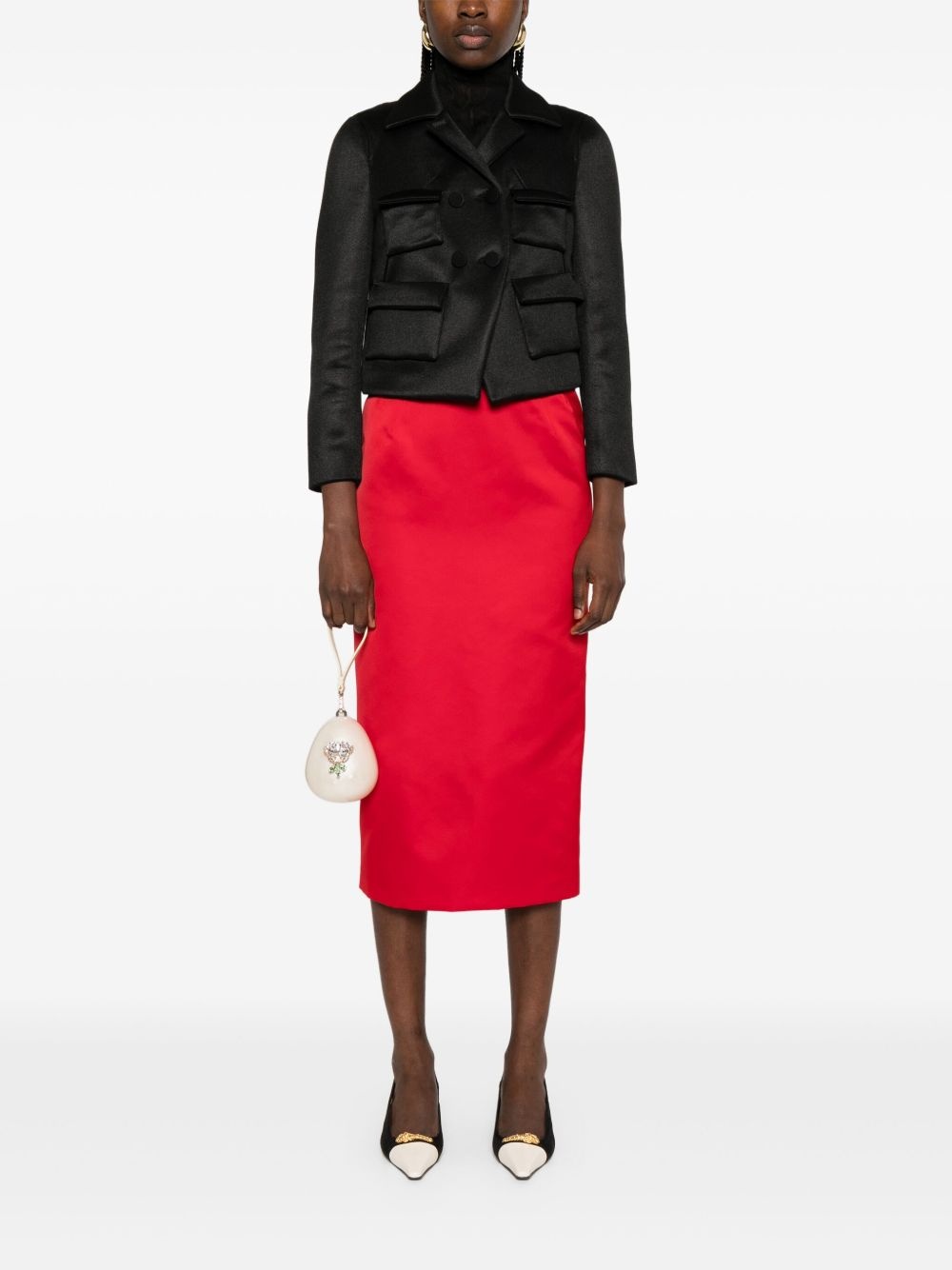 cropped blazer - 2