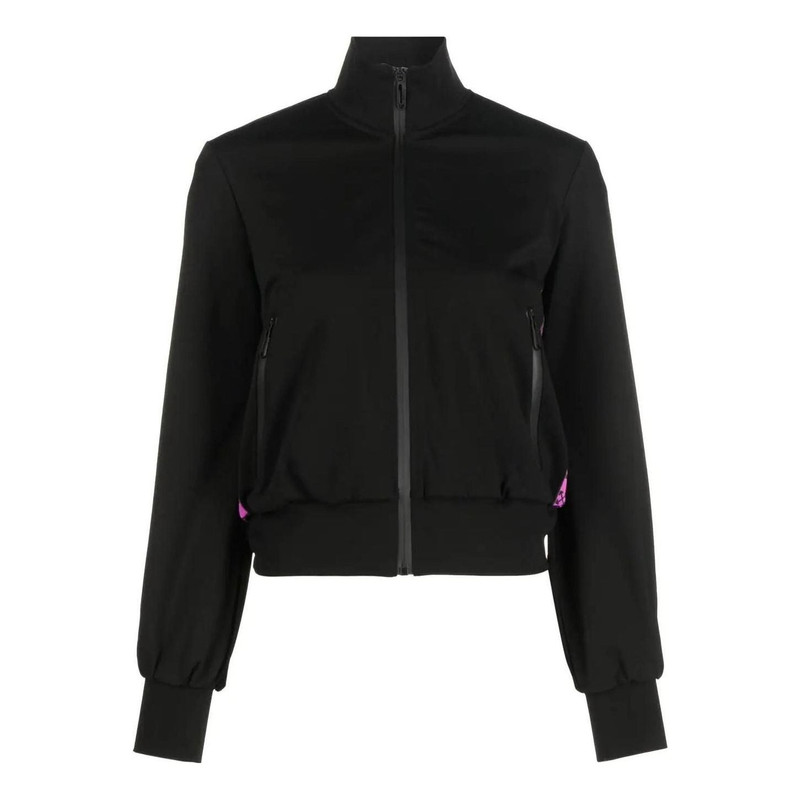 (WMNS) Off-White Monogram-Band Track Jacket 'Black' OWVL028F22JER0011000 1
