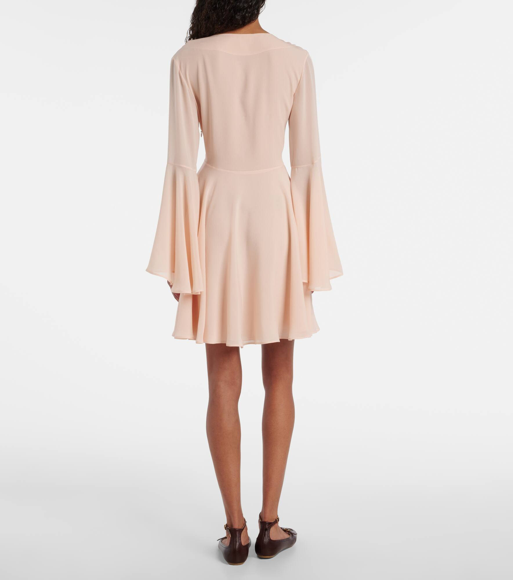 Silk georgette minidress - 3
