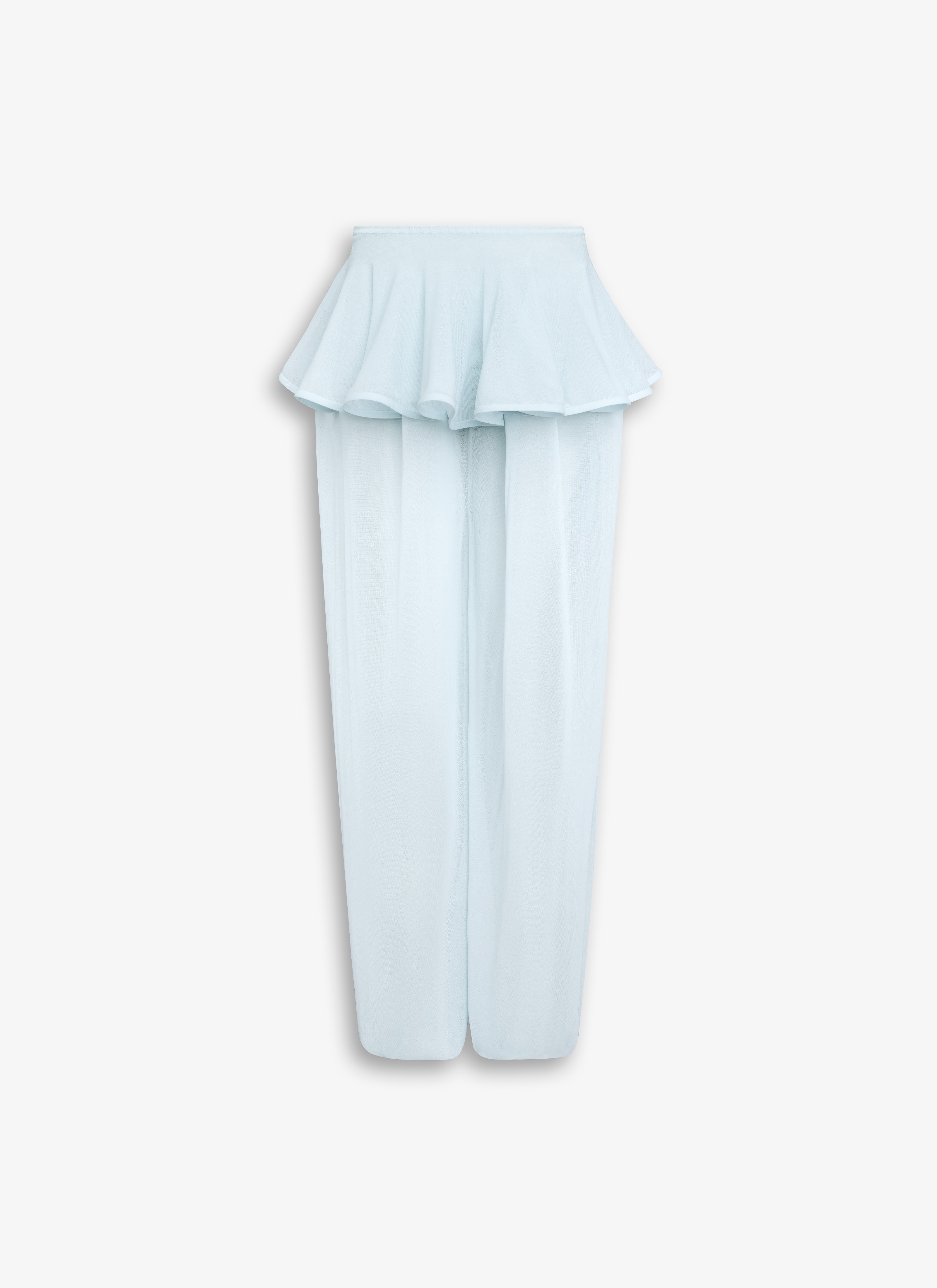 KNIT PEPLUM PANTS - 1