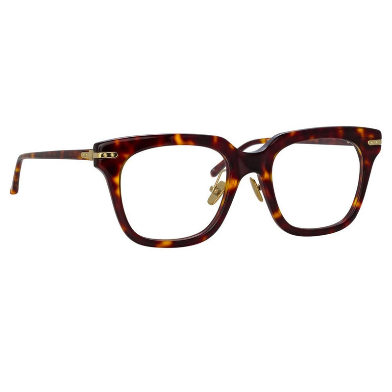 LINDA FARROW EMPIRE OPTICAL D-FRAME IN TORTOISESHELL outlook