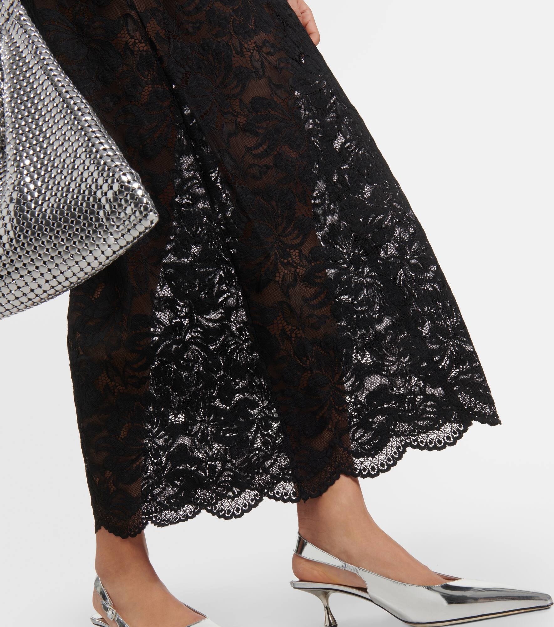 Floral lace maxi dress - 6