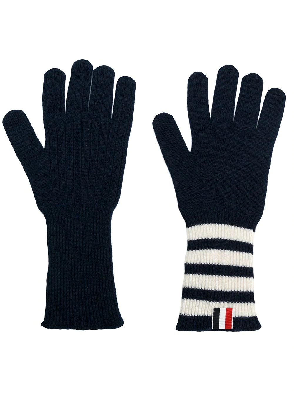 4-bar cashmere gloves - 1