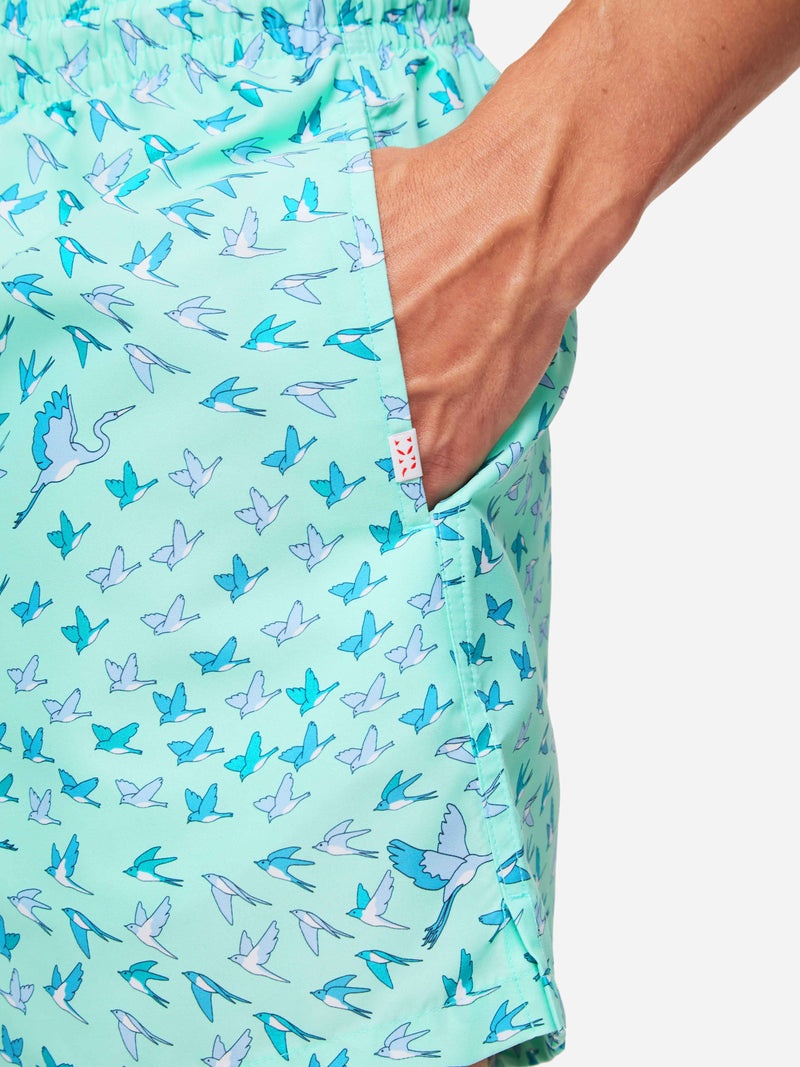 Men's Short Swim Shorts Maui 53 Mint - 7