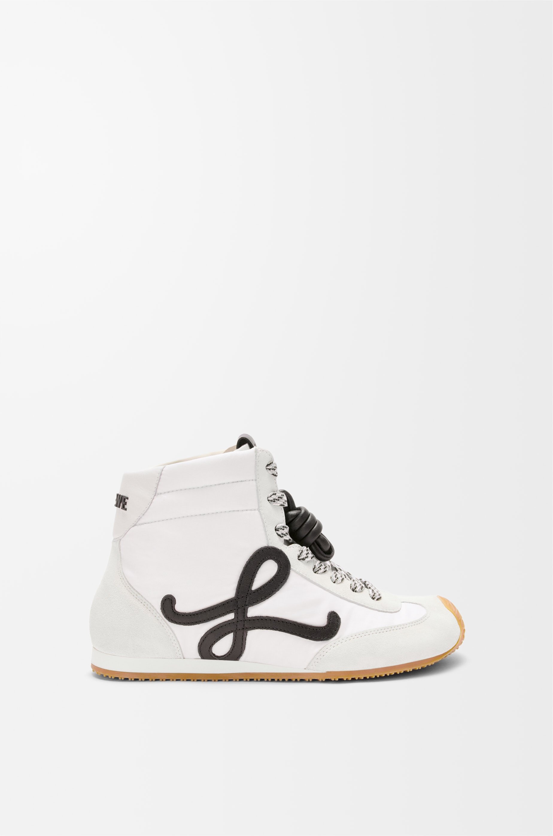 Ballet Runner 2.0 high-top in nylon and calfskin - 1