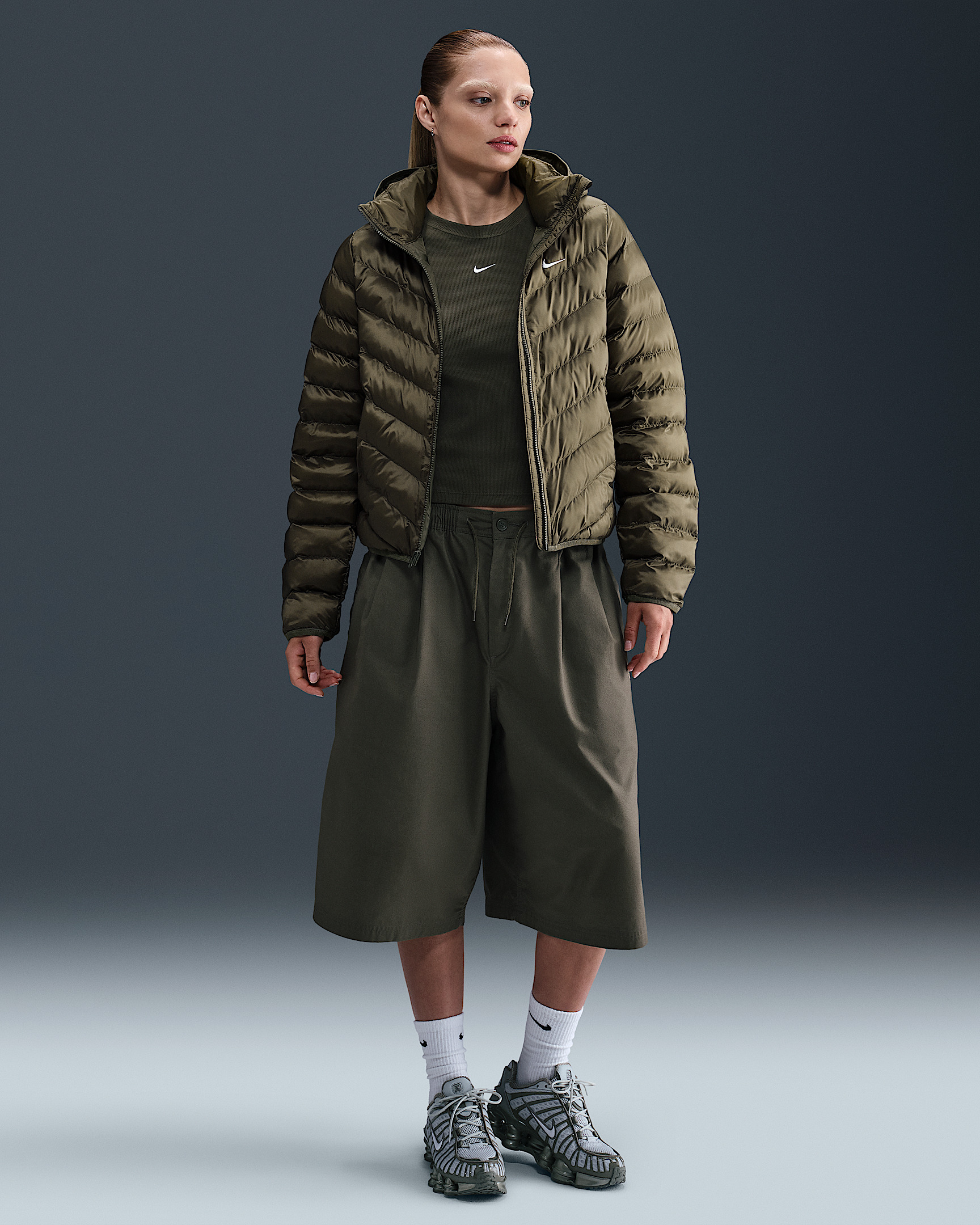 Nike Sportswear Windpuffer Women's Therma-FIT Hooded Puffer - 4