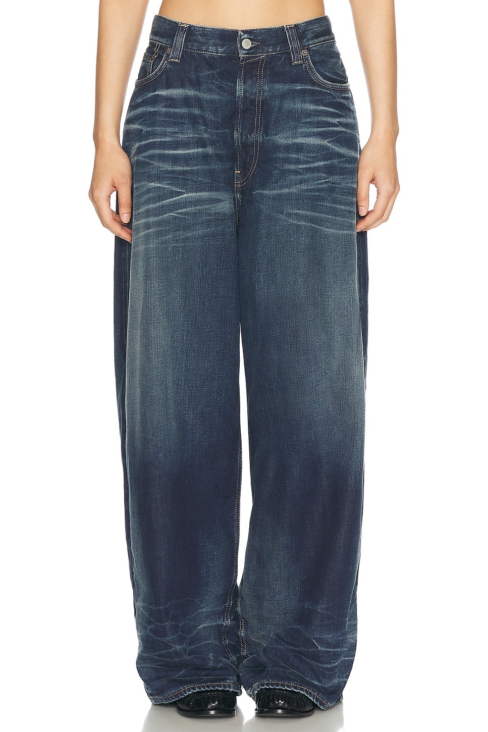 Acne Studios 2023 Broadway Super Wide Leg | forward | REVERSIBLE