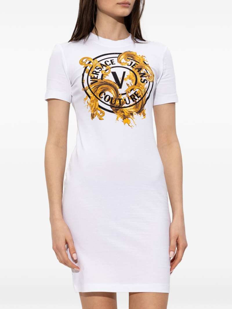 logo-print mini dress 3