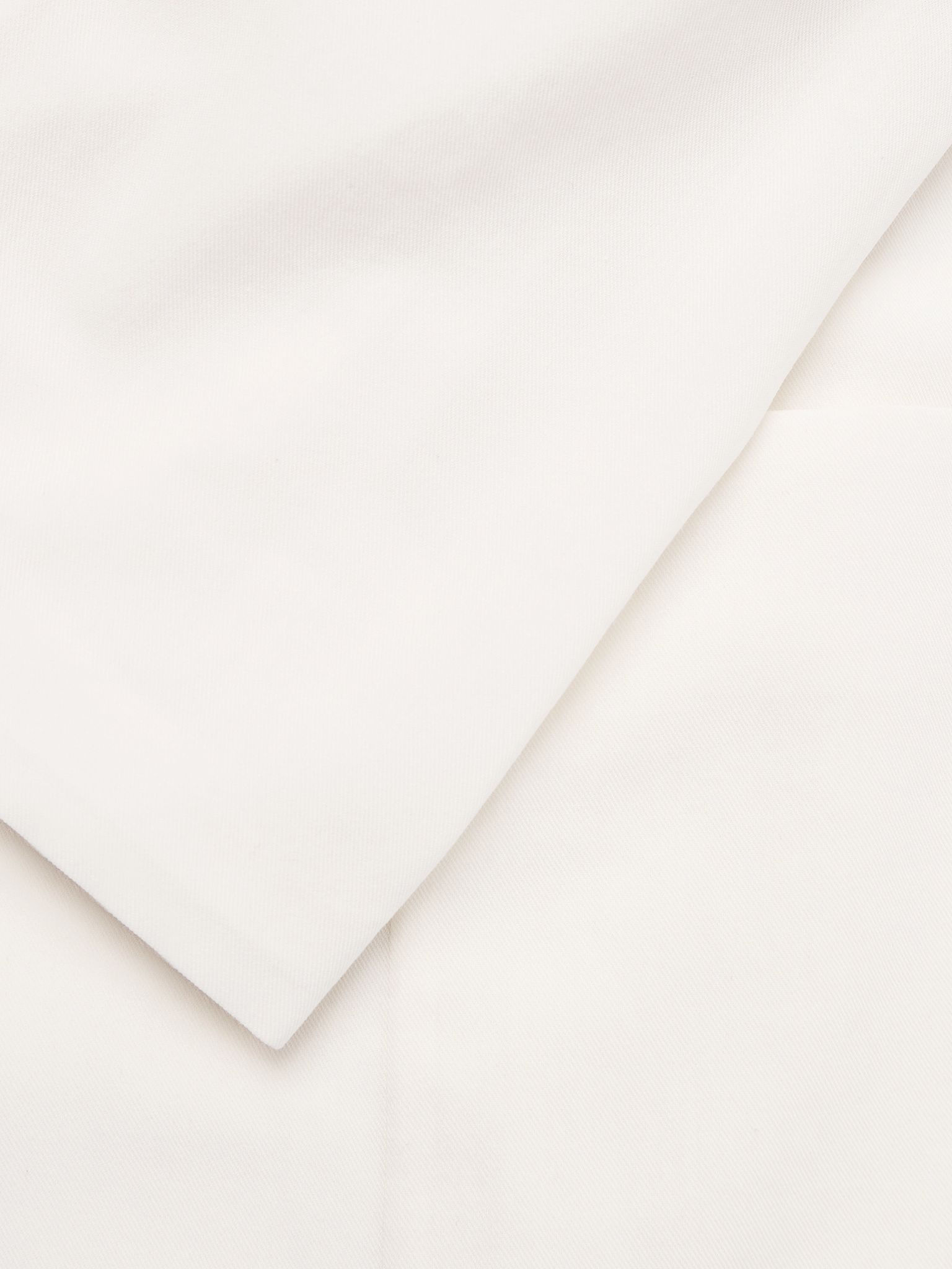 Oversized Cotton and Wool-Blend Gabardine Blazer Cream - 5