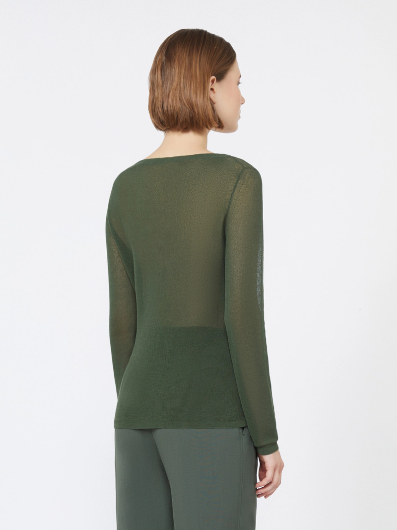 FIORITO Slim-fit cotton-blend sweater - KAKI 4