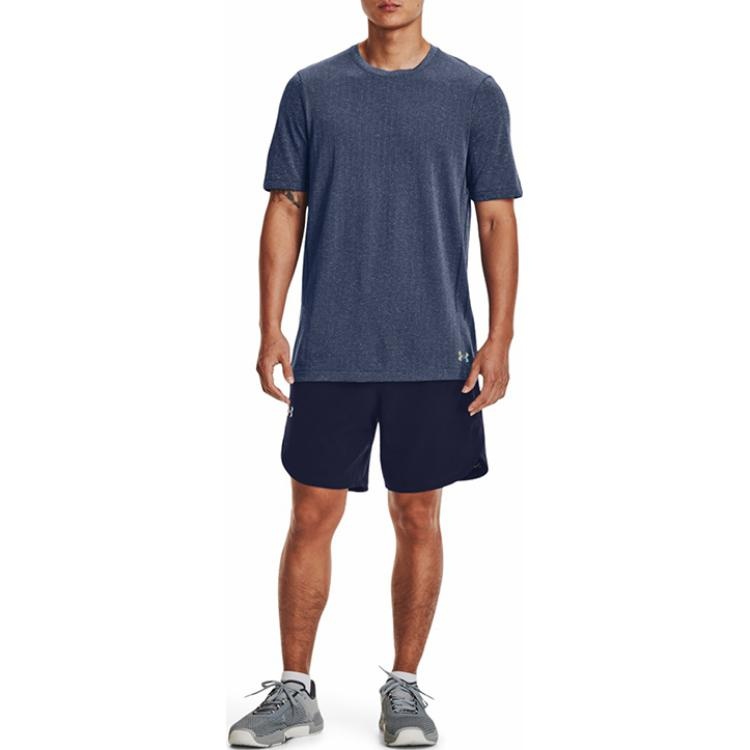 Under Armour Rush Seamless Short Sleeve T-shirt 'Academy' 1373724-408 - 3