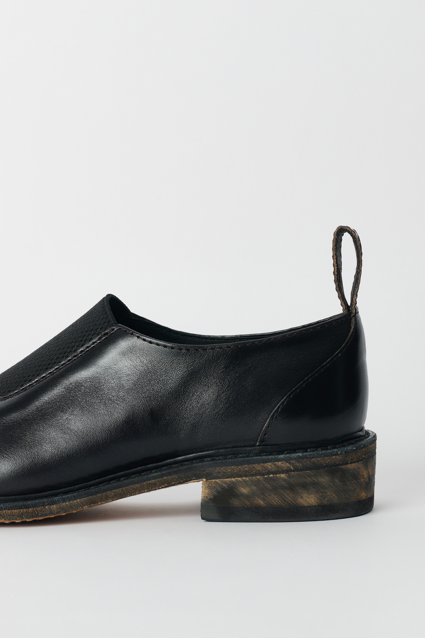 Our Legacy Naoto Shoe Deep Black Leather | REVERSIBLE