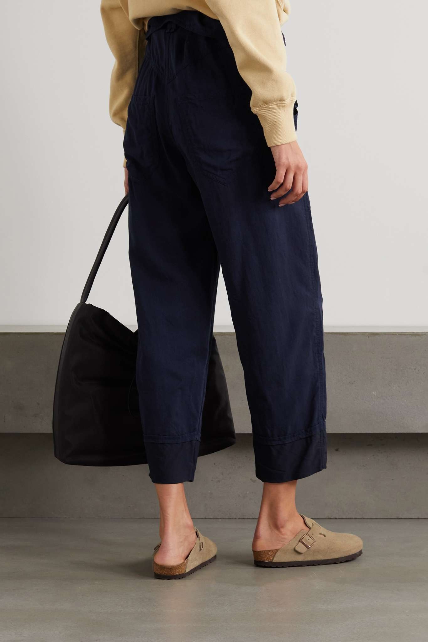 Sineba belted Lyocell-blend track pants - 3