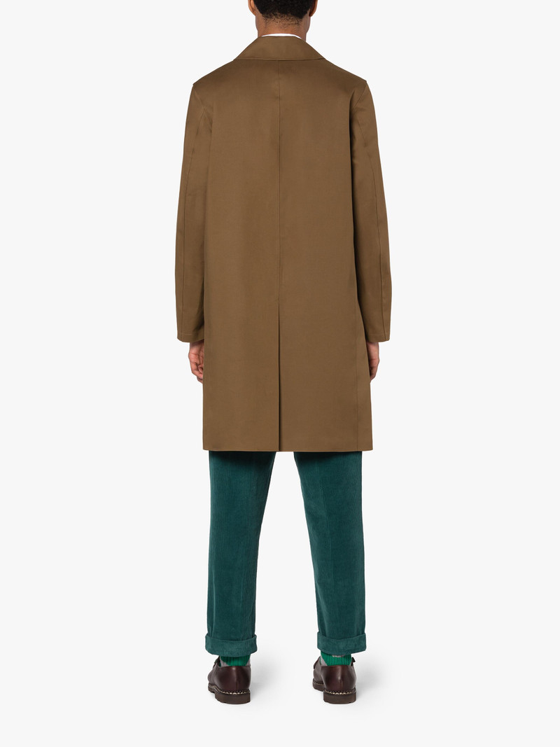 OXFORD BROWN BONDED COTTON 3/4 COAT 4