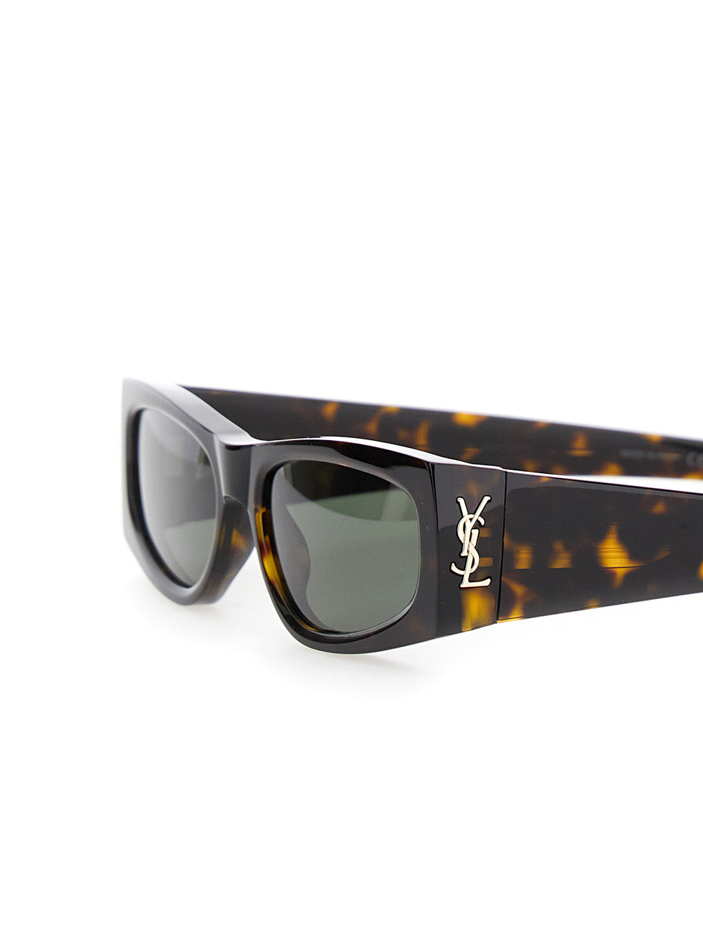Saint Laurent Women 'Ysl Sl M140' Brown Sunglasses With Cassandre In Tortoiseshell Acetate Woman - 3