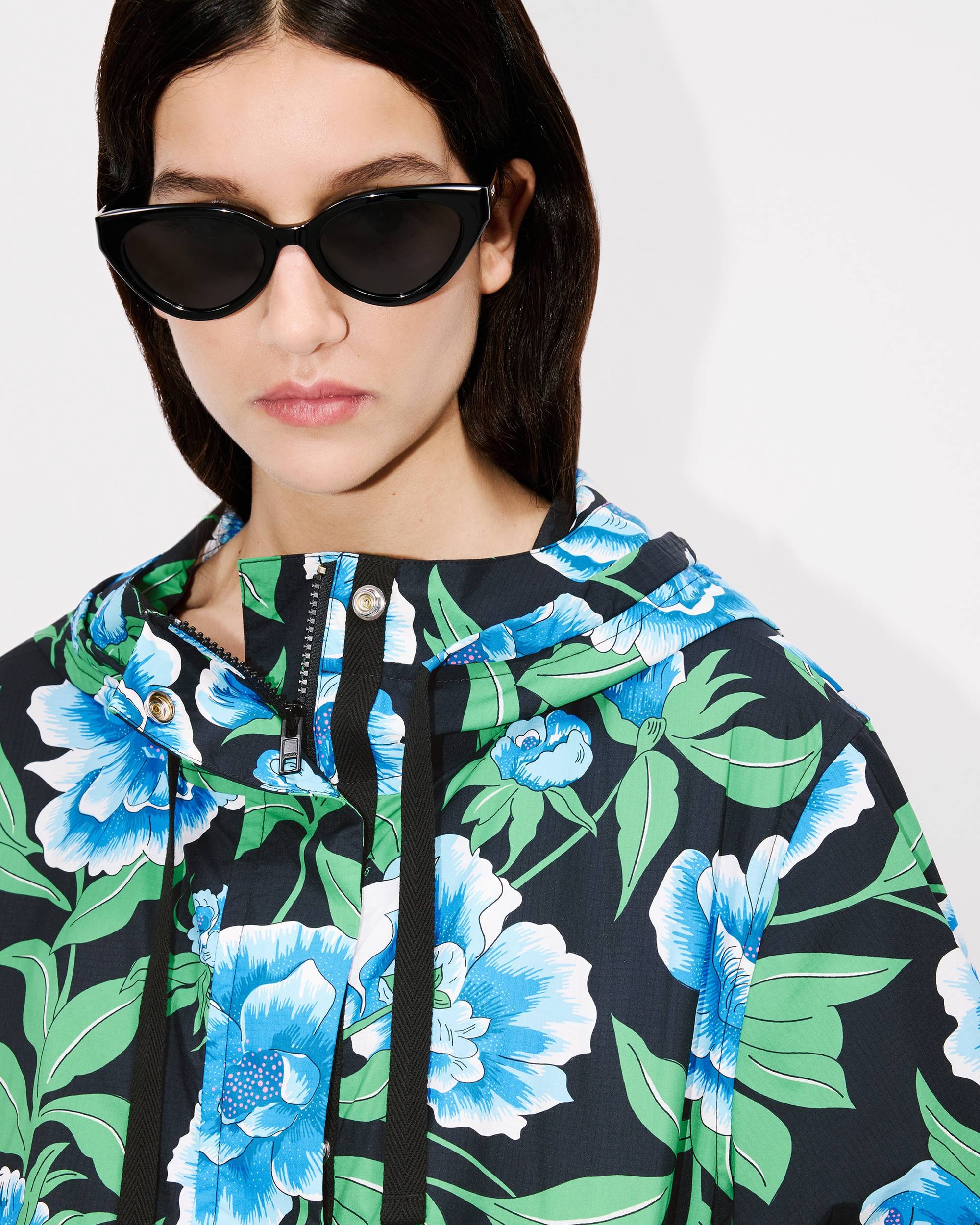'KENZO Peonies' short windbreaker - 6