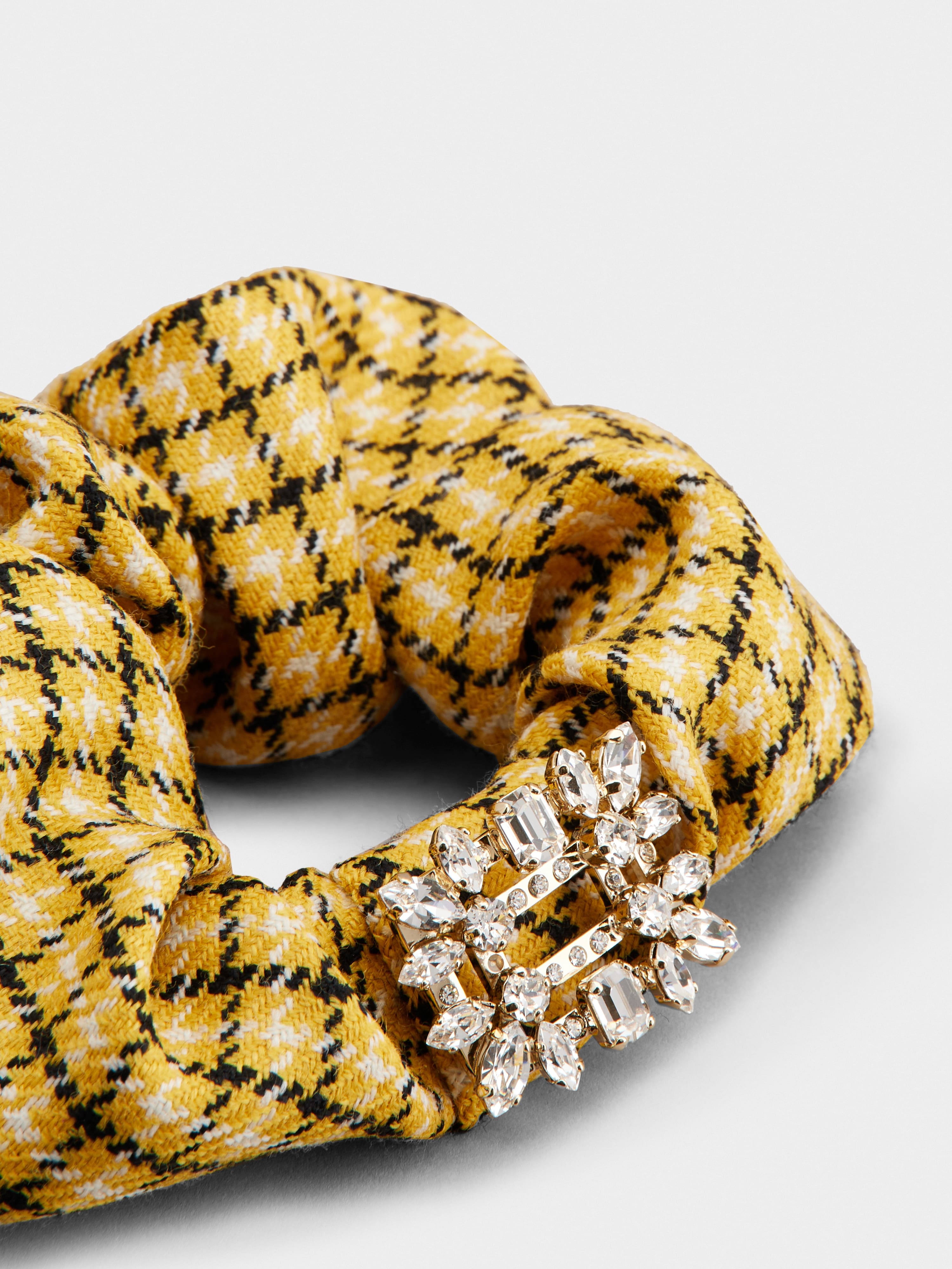 Broche Vivier Buckle Scrunchie in Fabric - 3