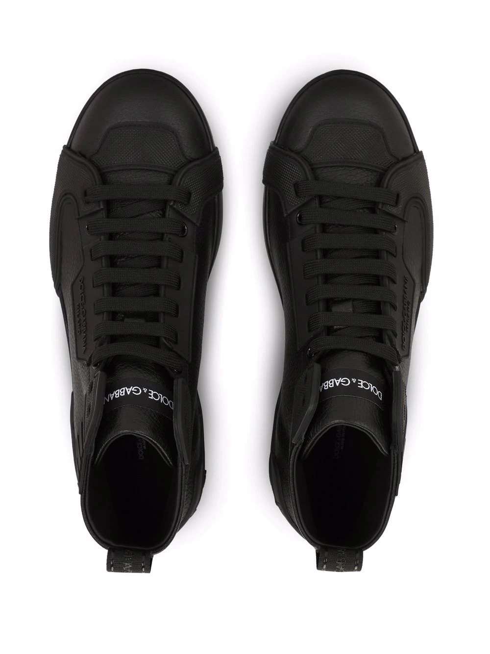 high-top lace-up sneakers - 4