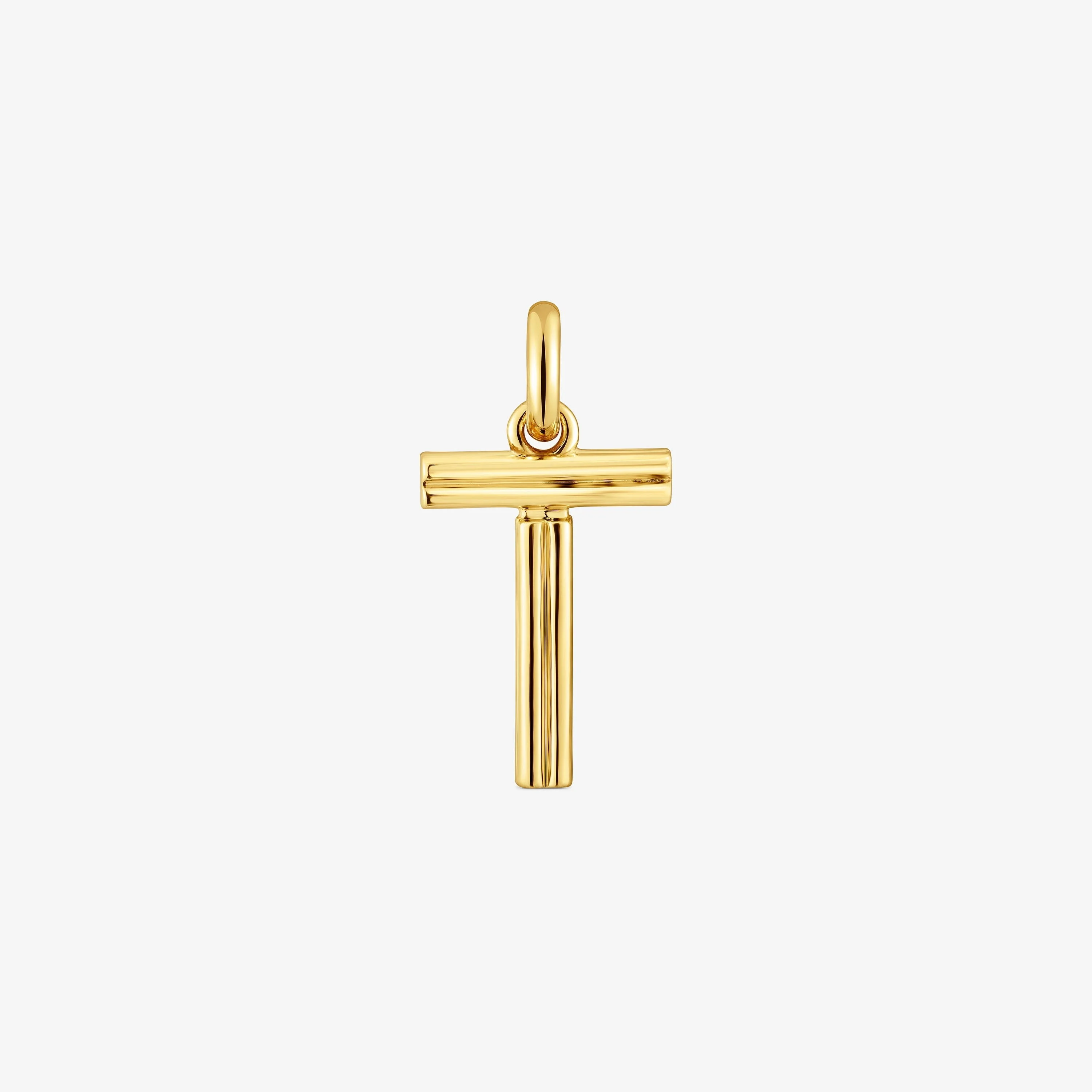 Medium 18K gold vermeil letter T Pendant TOUS Alphabet - 1