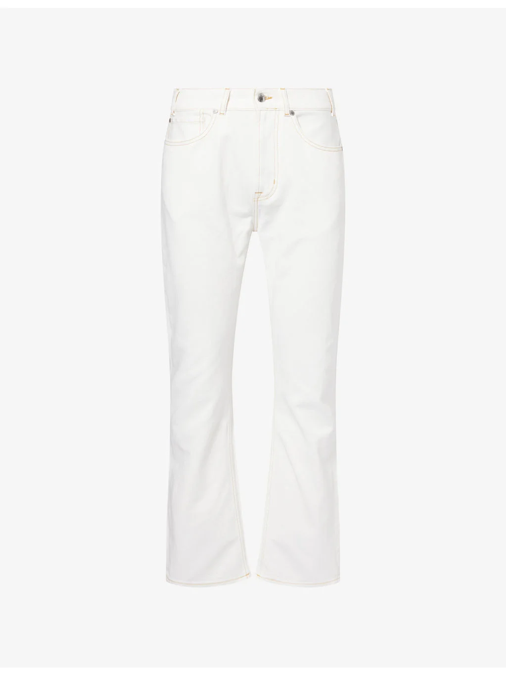 Easy Straight-Leg Cotton Denim Jeans - 1