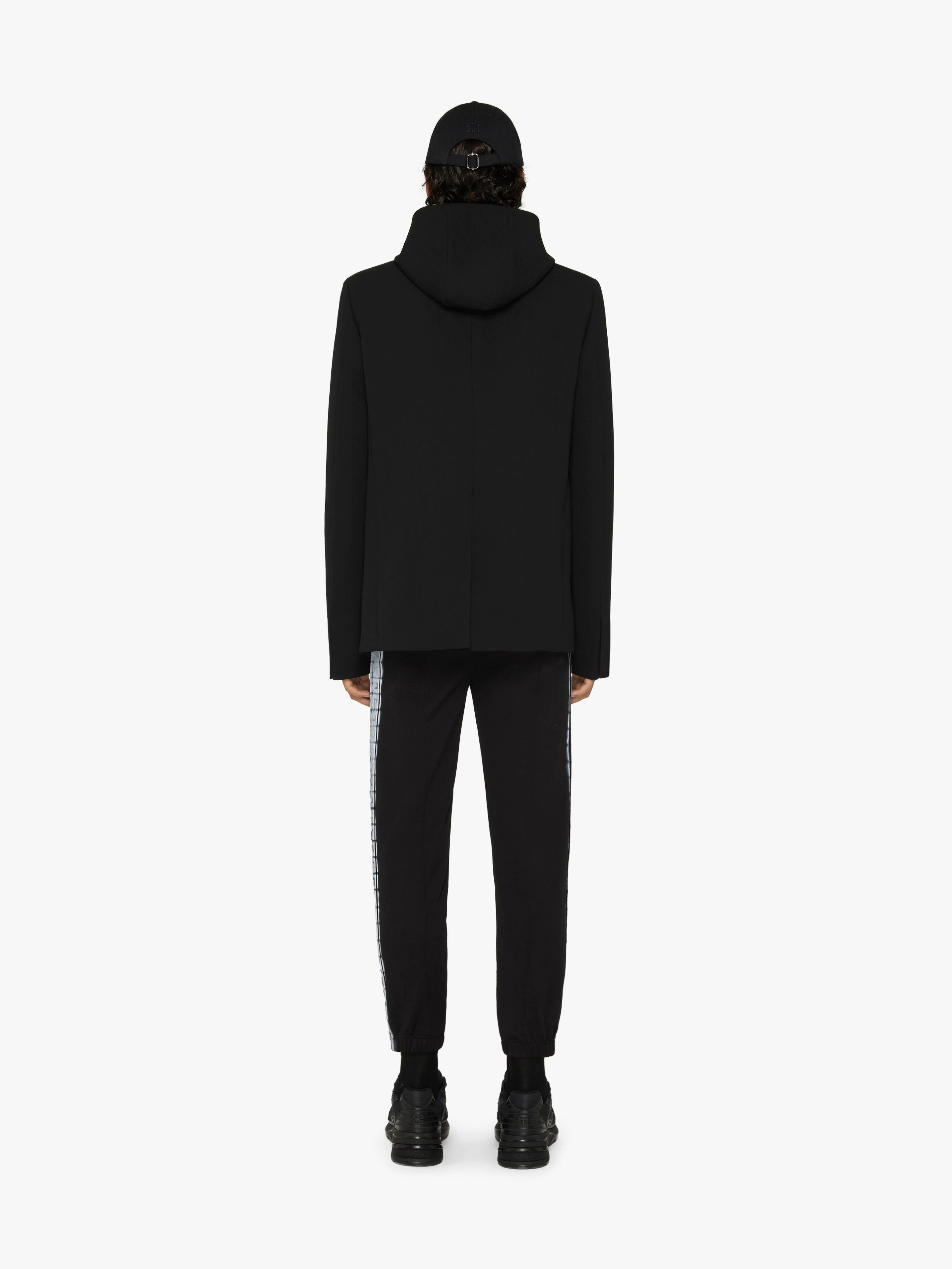 SLIM FIT JOGGER PANTS WITH TAG EFFECT 4G WEBBING - 4