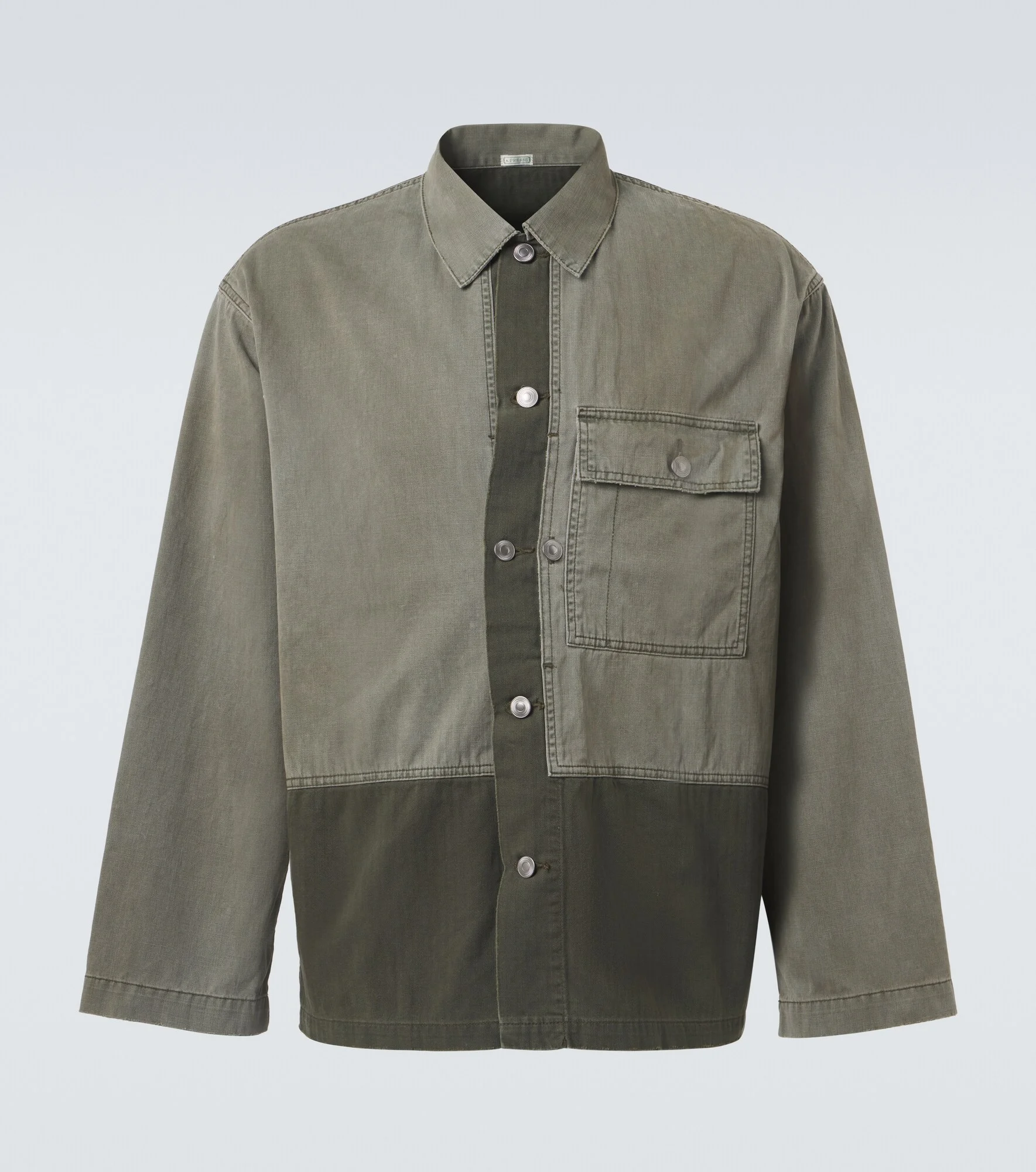 Paneled cotton jacket - 1