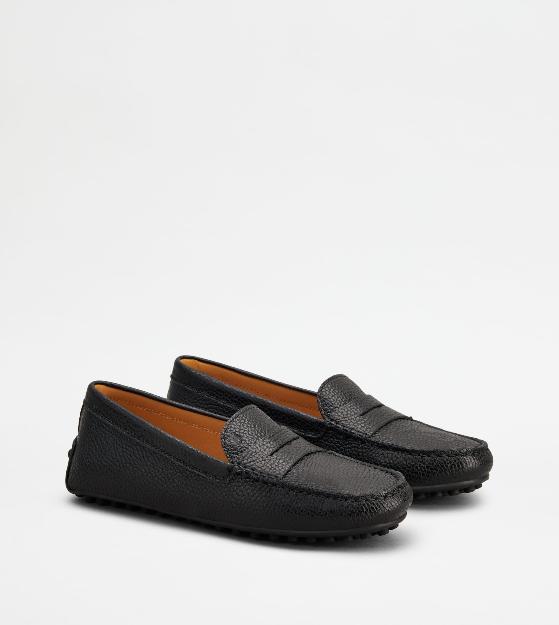 CITY GOMMINO DRIVING SHOES IN LEATHER - BLACK - 3