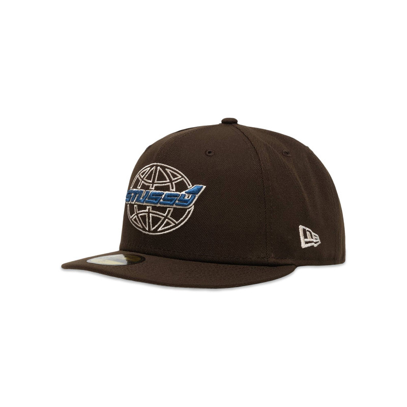 Stüssy Stussy x New Era 59Fifty Airplane 'Brown' outlook