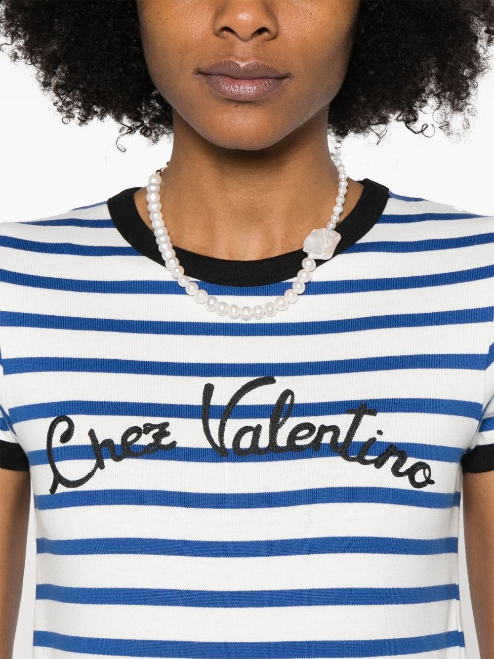 striped T-shirt - 5