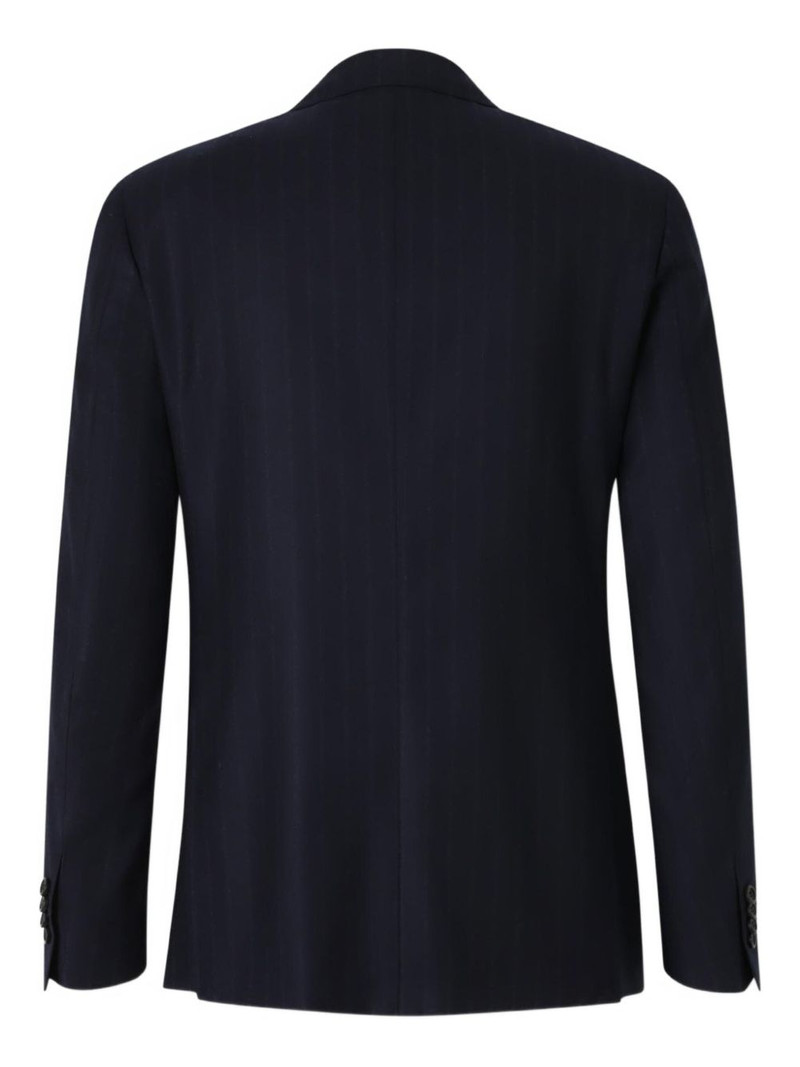 Canali pinstripe single-breasted suit outlook