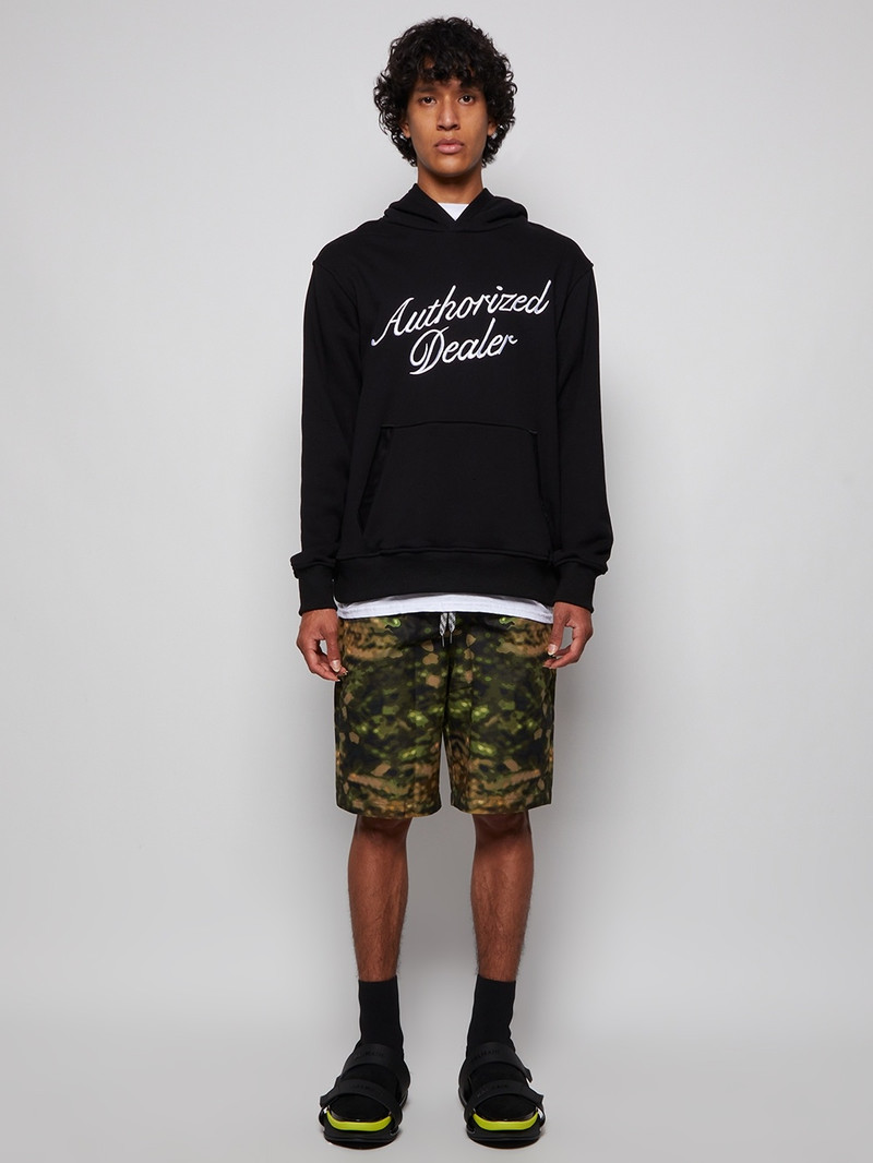 Just Don Authorized Dealer Hoodie Black outlook
