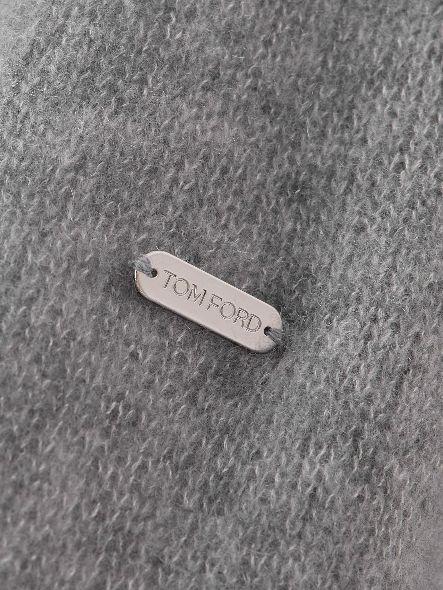 Cashmere and silk-blend sweater Gray - 4