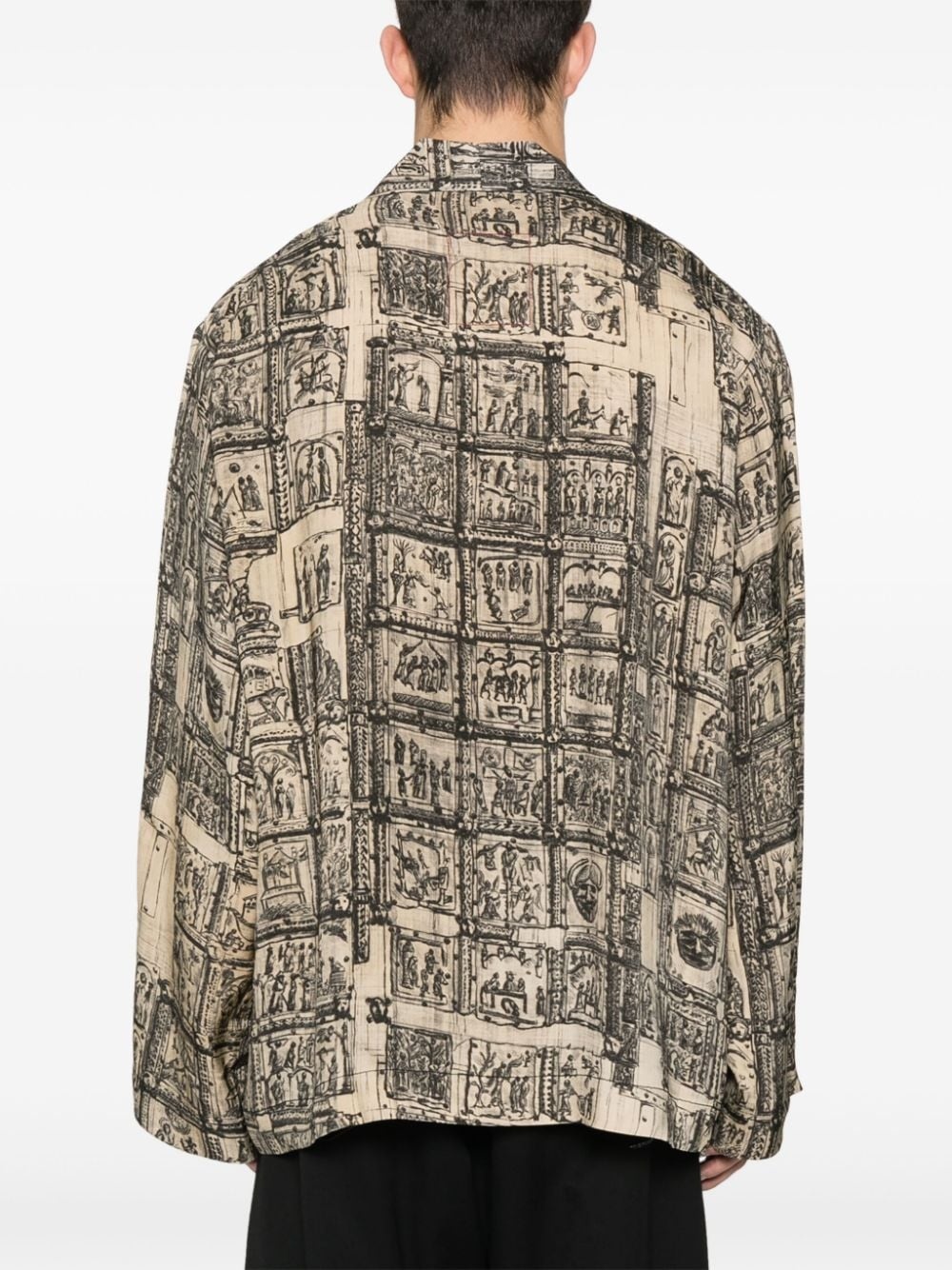 Jester abstract-pattern jacket - 4