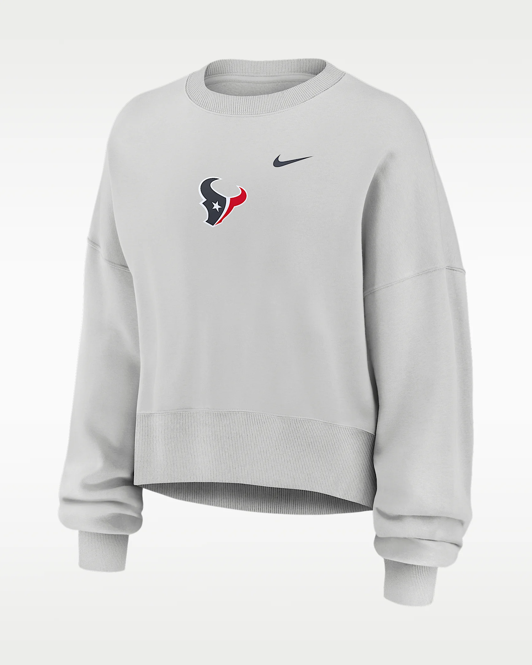 Houston Texans Primetime Phoenix Women's Nike NFL Oversized Pullover Crew - 1