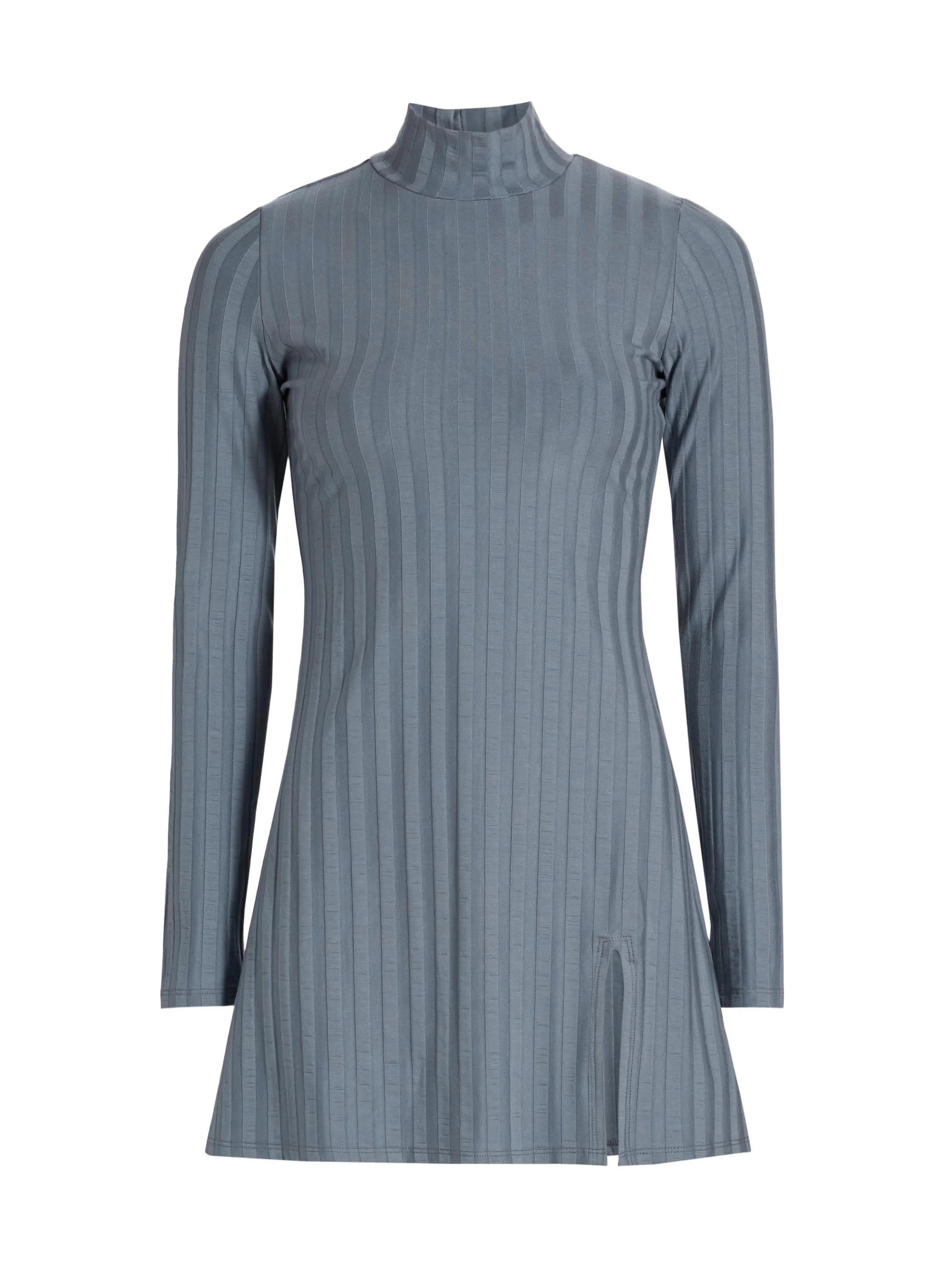 Women's Libra Rib-Knit Minidress - Cornflower Blue - 1