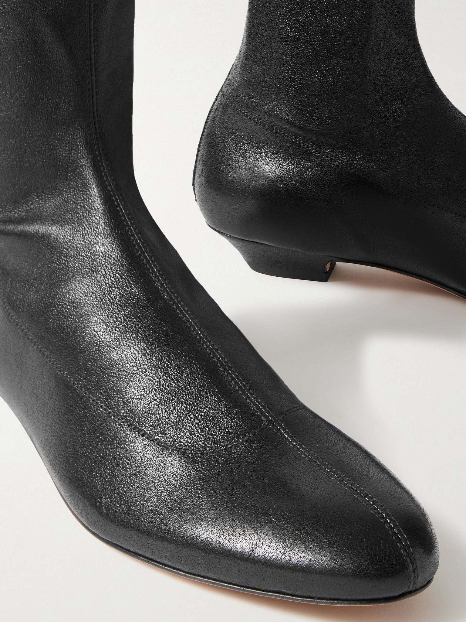 Leather ankle boots Black - 4