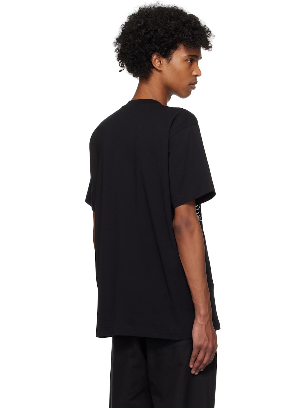 Black Maxi Laurel Crown Embroidery T-shirt - 3