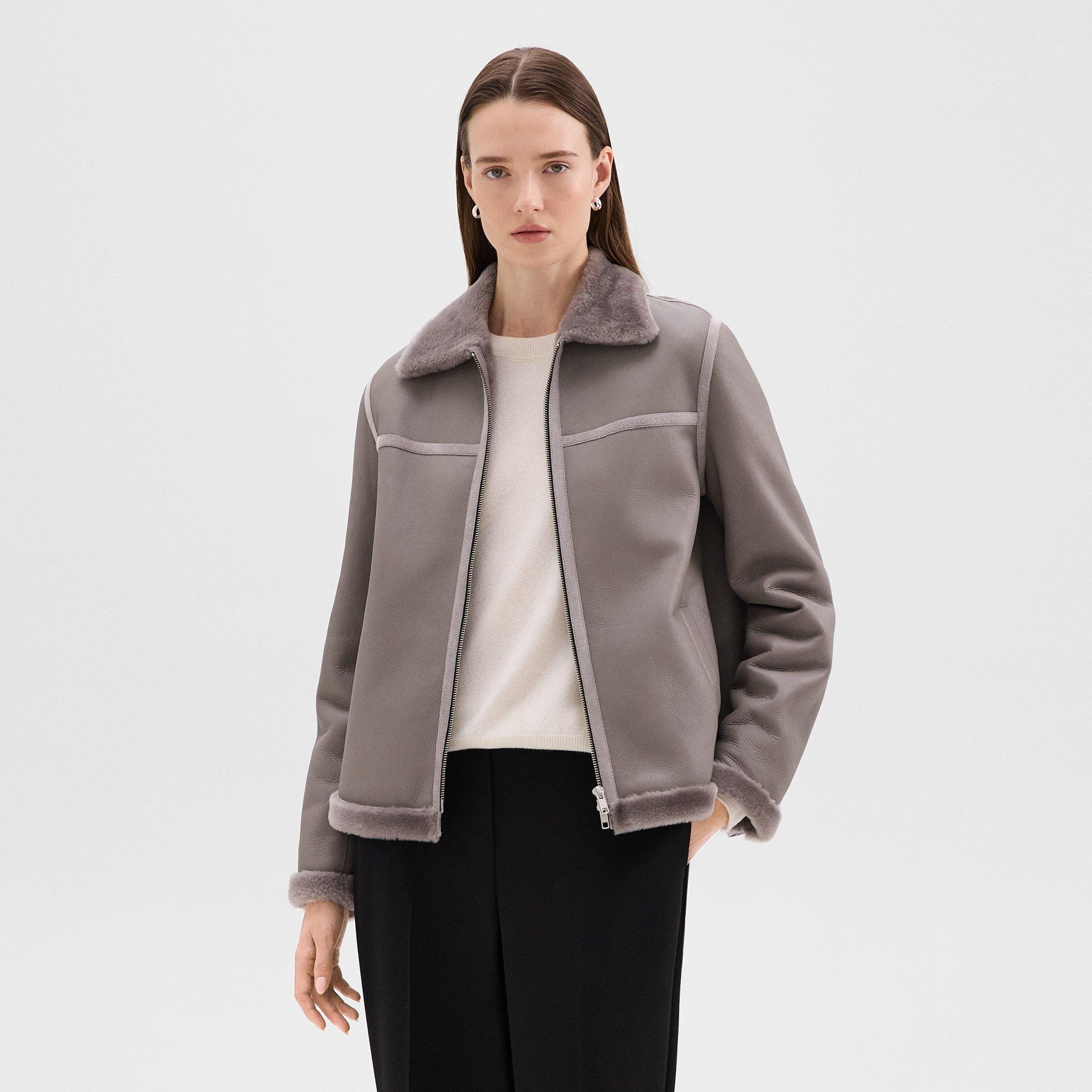 Aviator Jacket in Shearling - 2