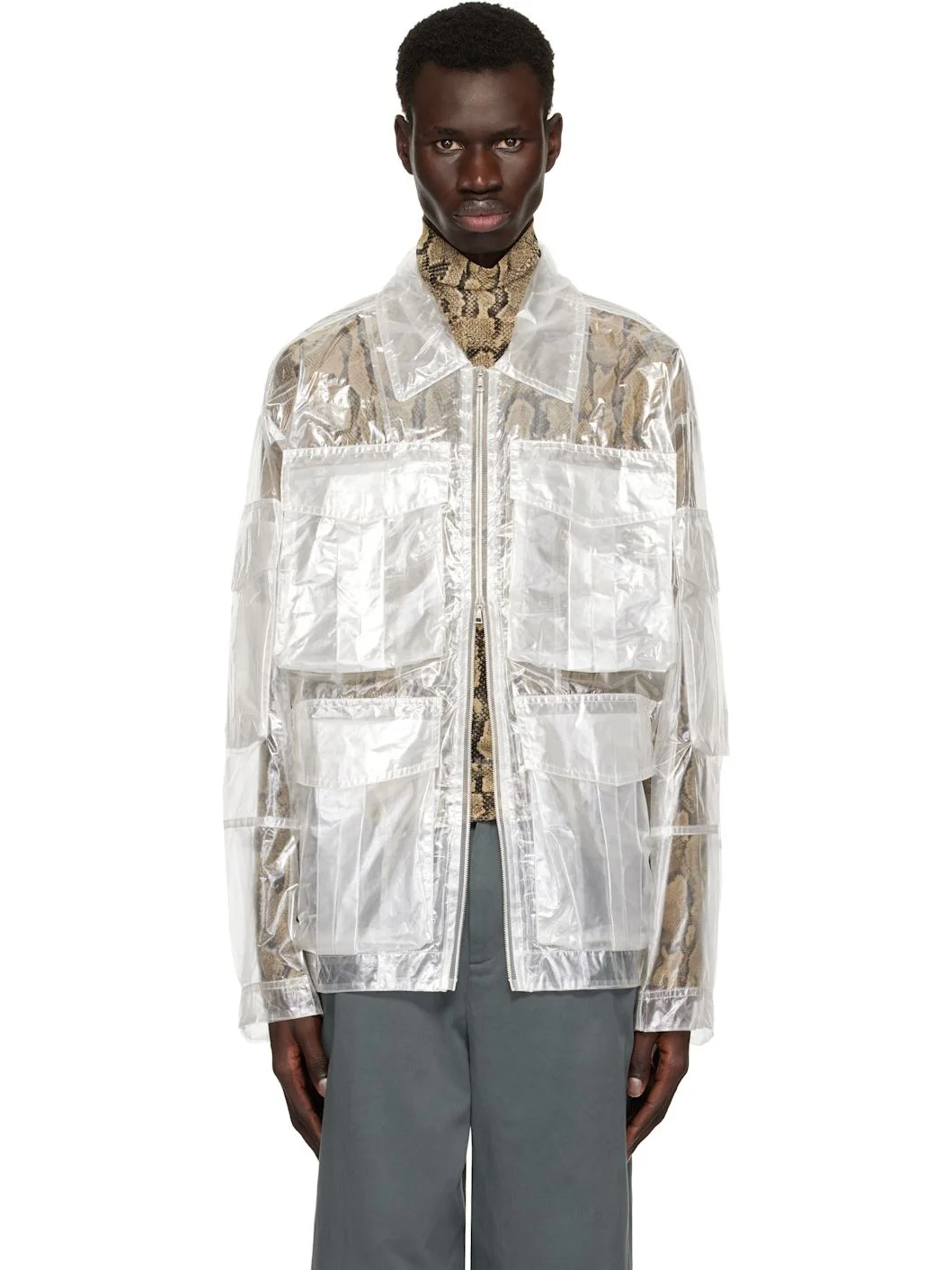 Transparent Nylon Jacket - 1