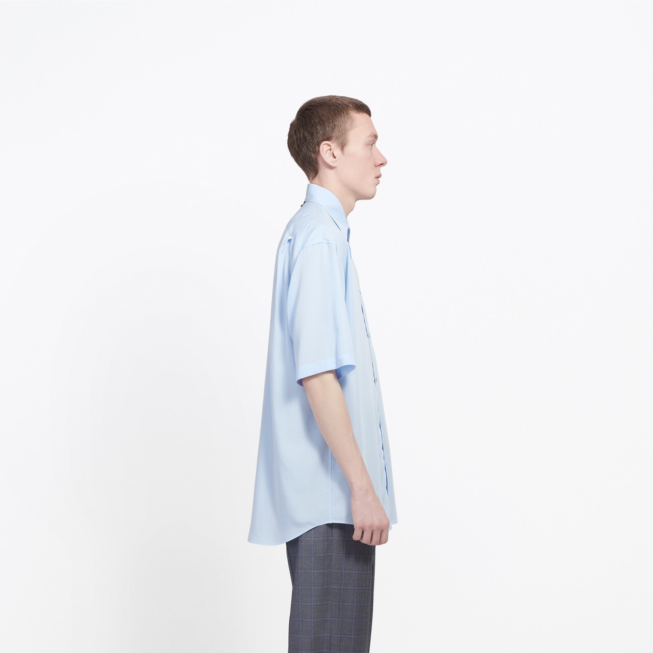 Short Sleeves Shirt With Logo Tab - 4