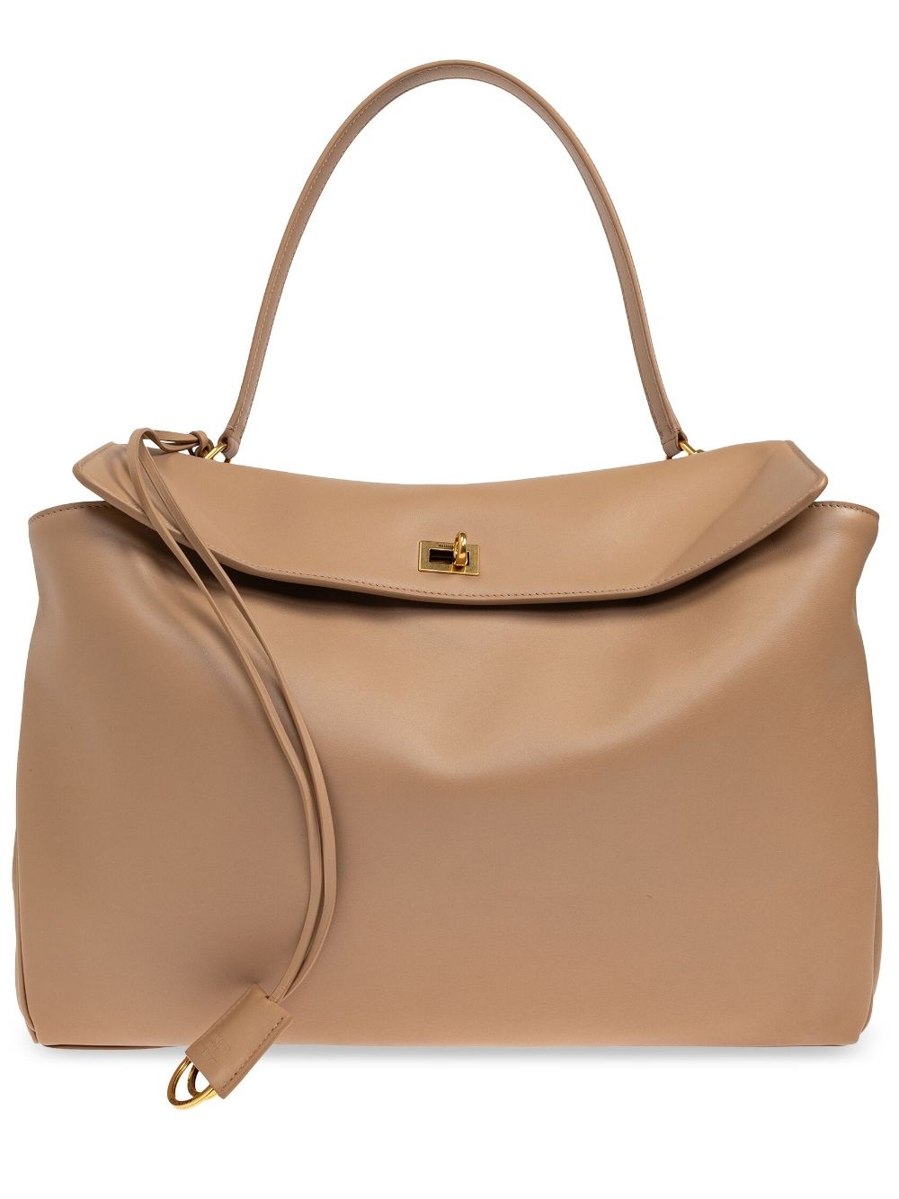 leather tote bag - 1
